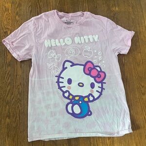 Hello kitty women’s medium pink and white shirt